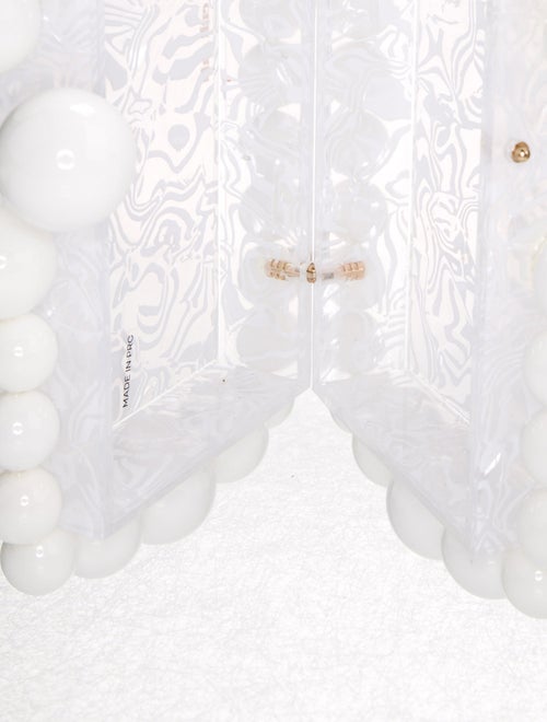 Cult Gaia Acrylic Clutch