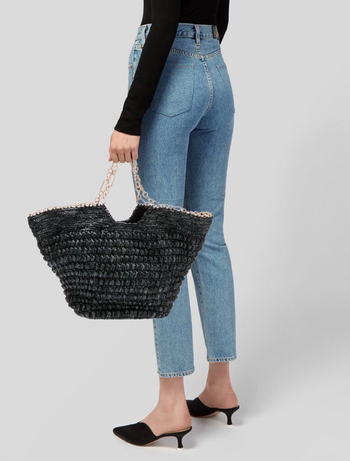 Cult Gaia Raffia Tote