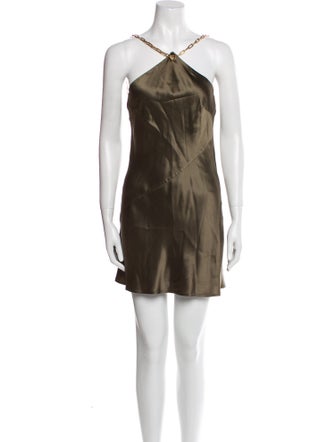 Cult Gaia Halterneck Mini Dress