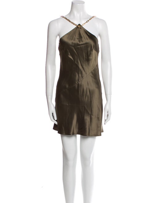 Cult Gaia Halterneck Mini Dress