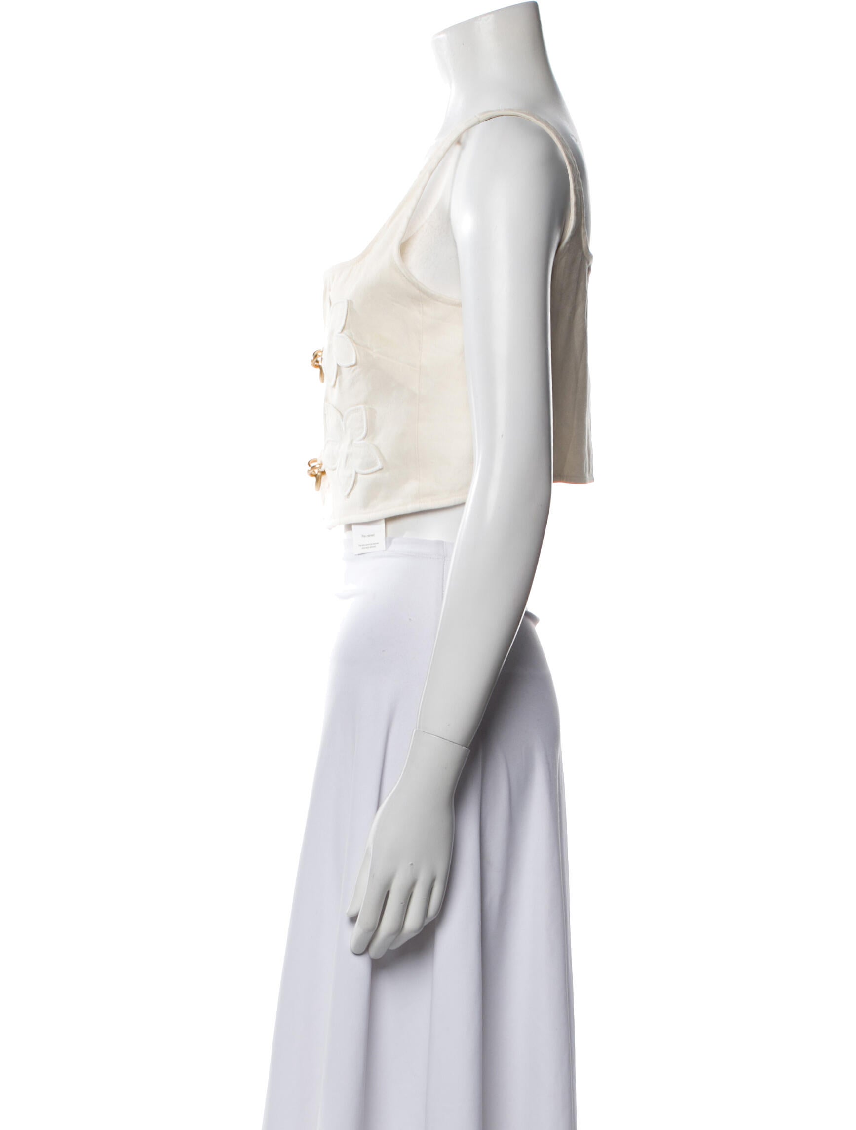 Cult Gaia Square Neckline Sleeveless Crop Top w/ Tags