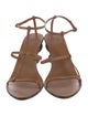 Cult Gaia Leather T-Strap Sandals