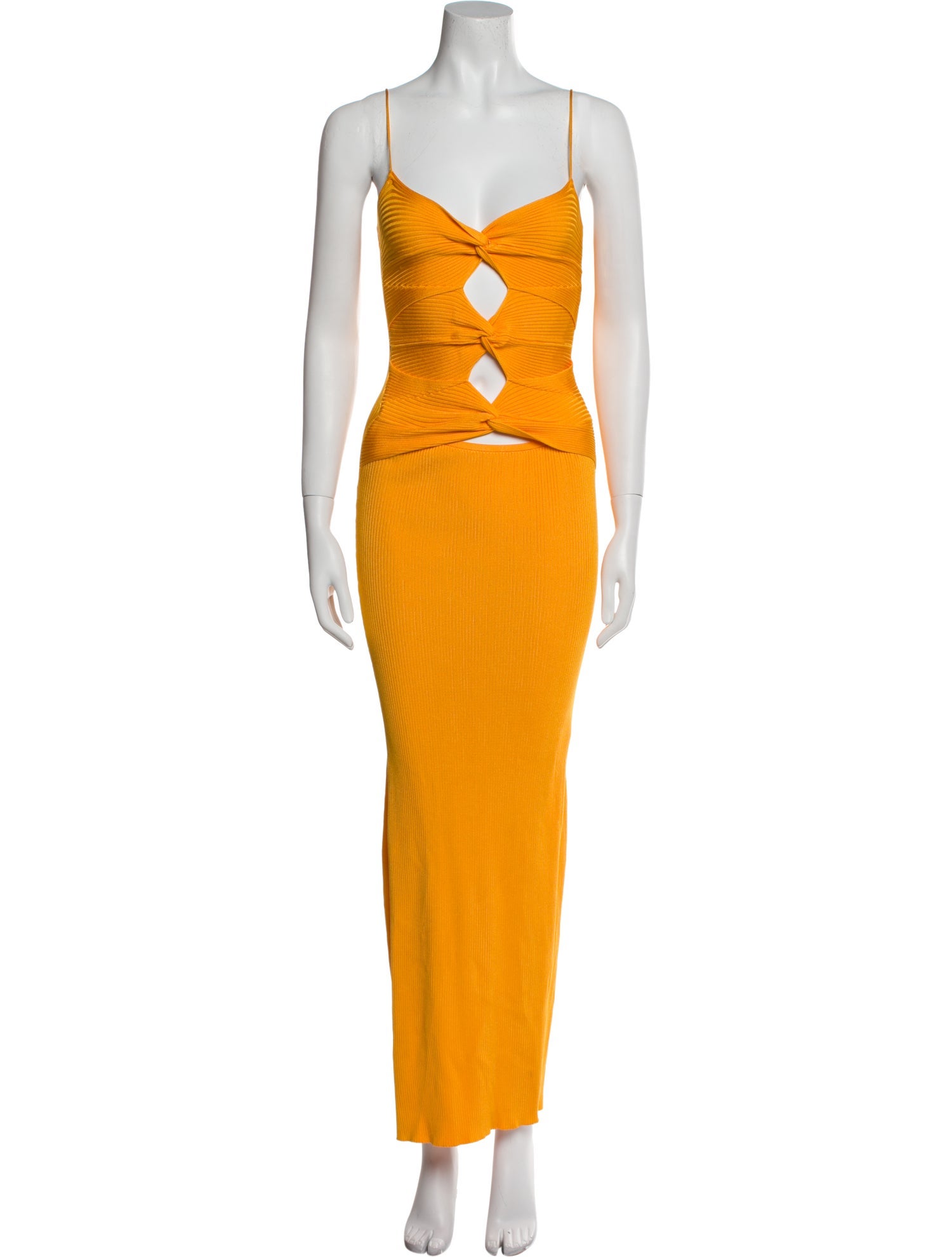 Cult Gaia V-Neck Long Dress