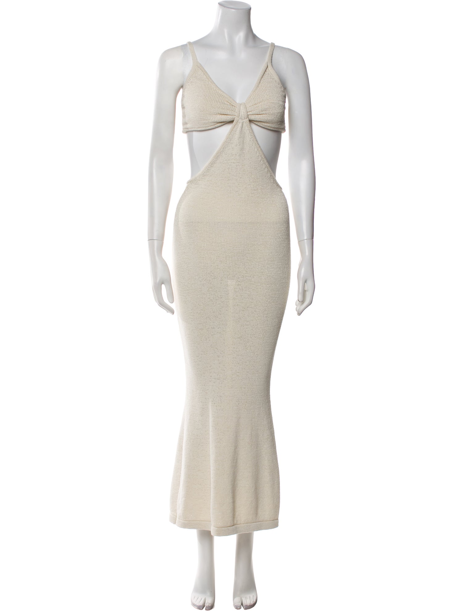 Cult Gaia V-Neck Long Dress