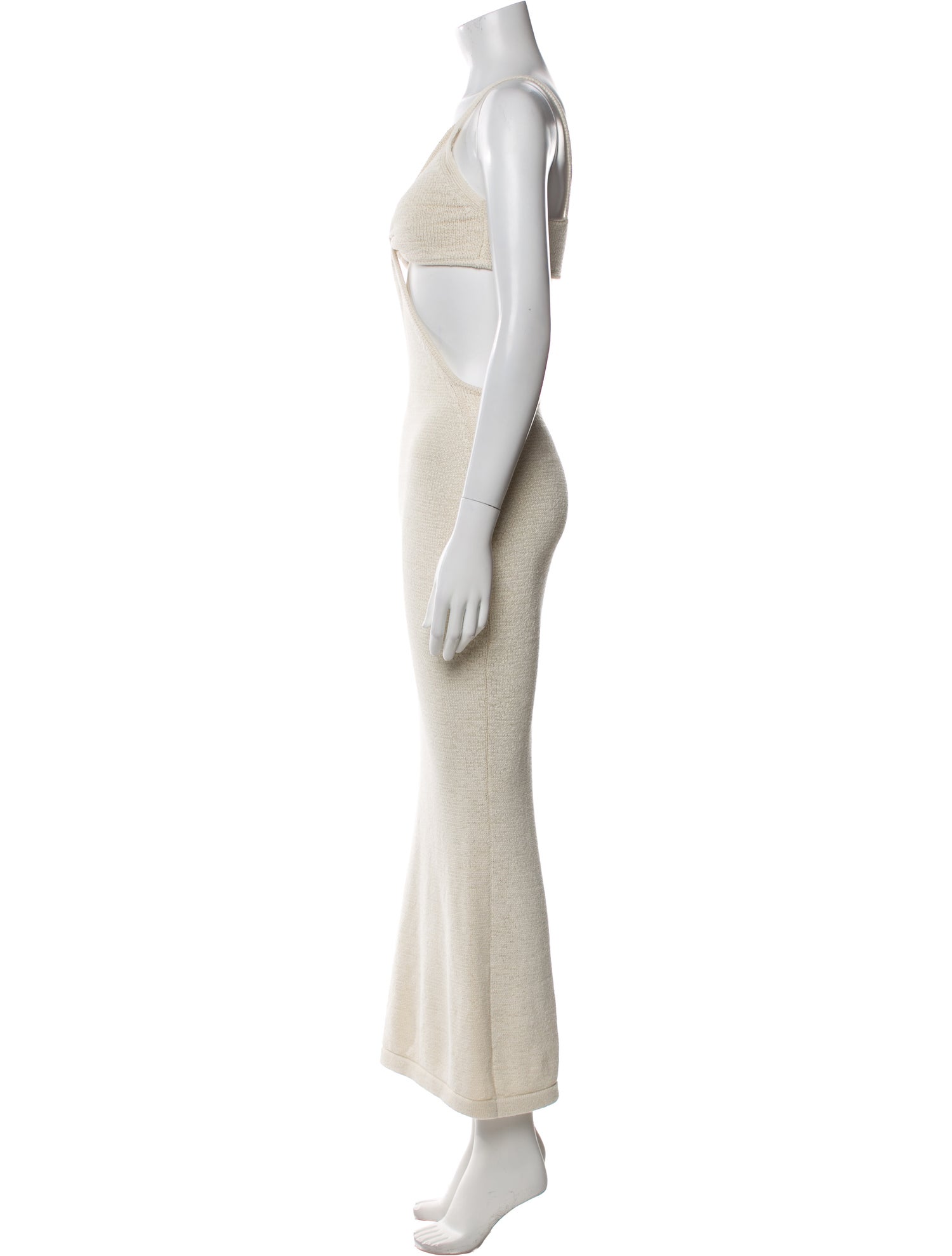 Cult Gaia V-Neck Long Dress