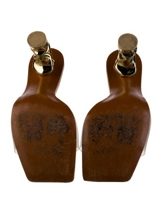 Cult Gaia PVC Slingback Sandals