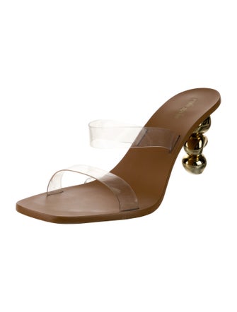 Cult Gaia Leather Slides