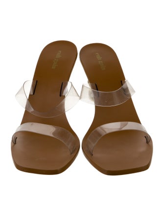 Cult Gaia Leather Slides