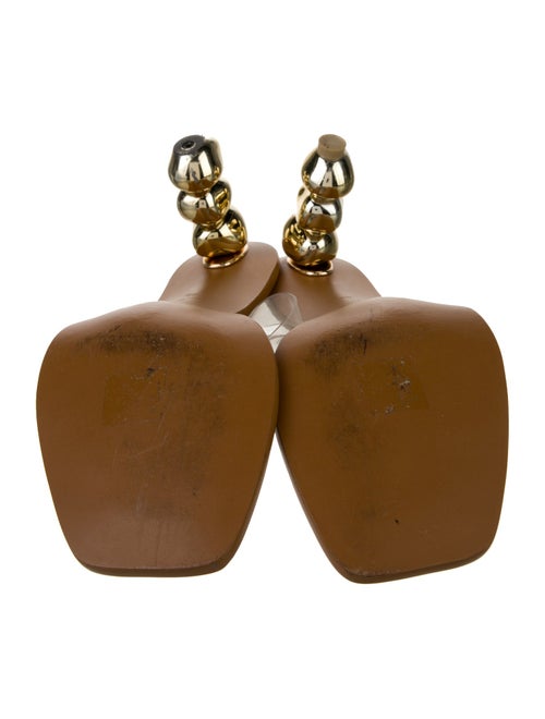 Cult Gaia Leather Slides