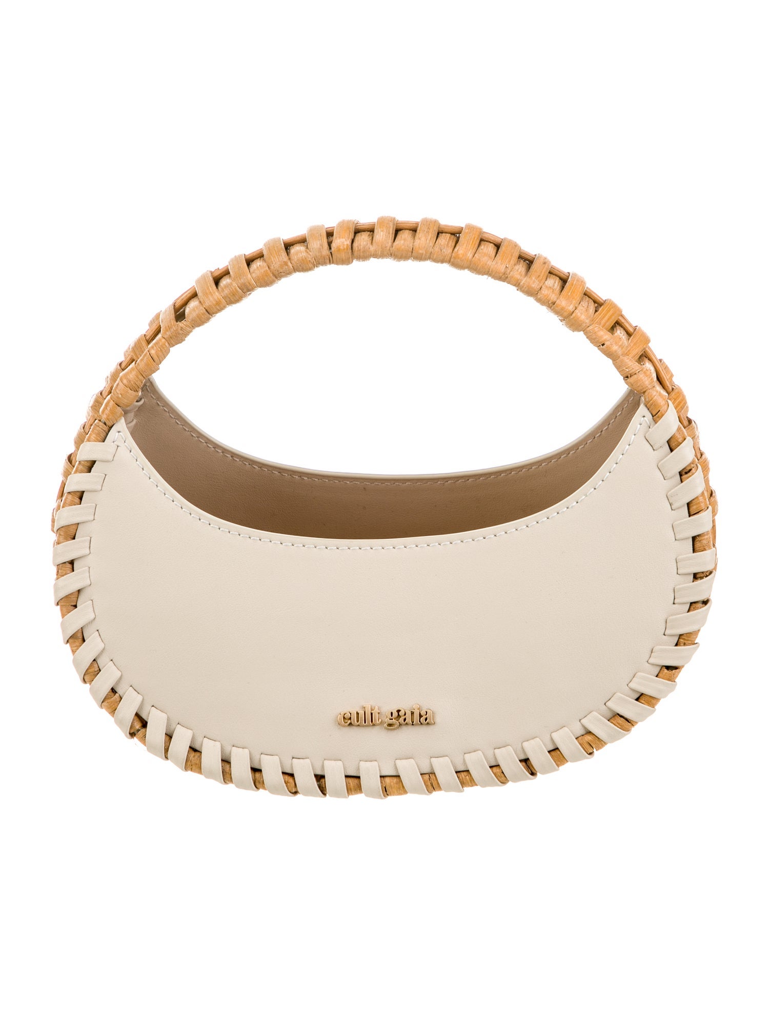 Cult Gaia Rattan Top Handle Bag