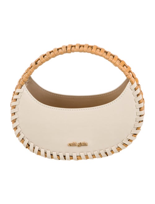 Cult Gaia Rattan Top Handle Bag