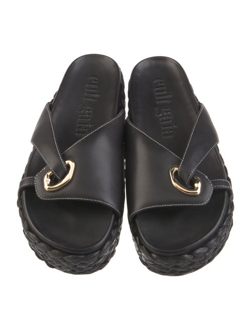Cult Gaia Leather Slides