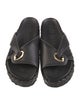 Cult Gaia Leather Slides