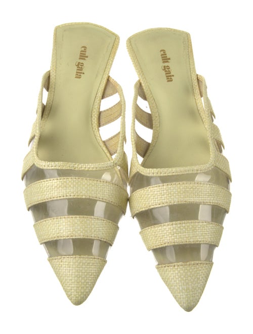 Cult Gaia Raffia Mules