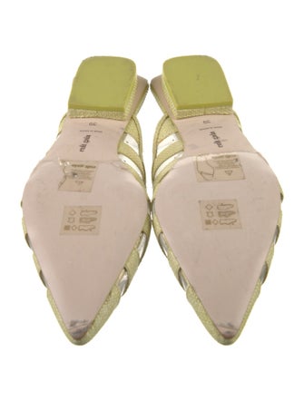 Cult Gaia Raffia Mules