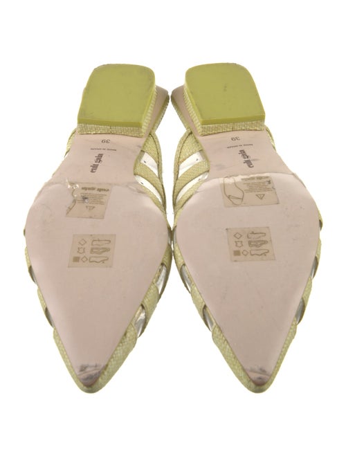 Cult Gaia Raffia Mules