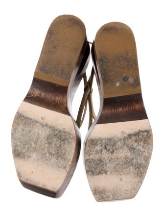 Cult Gaia Straw Sandals