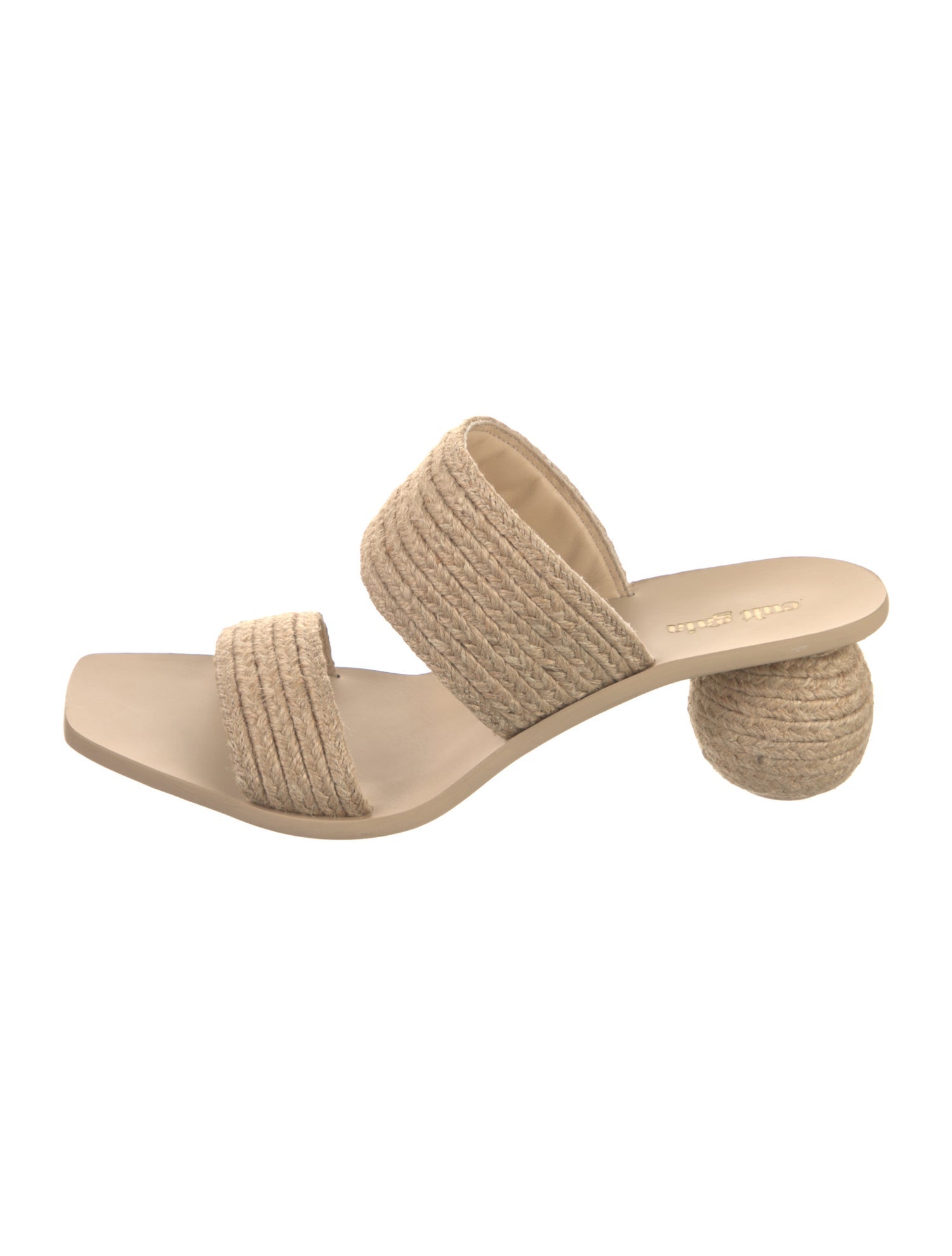 Cult Gaia Straw Slides w/ Tags