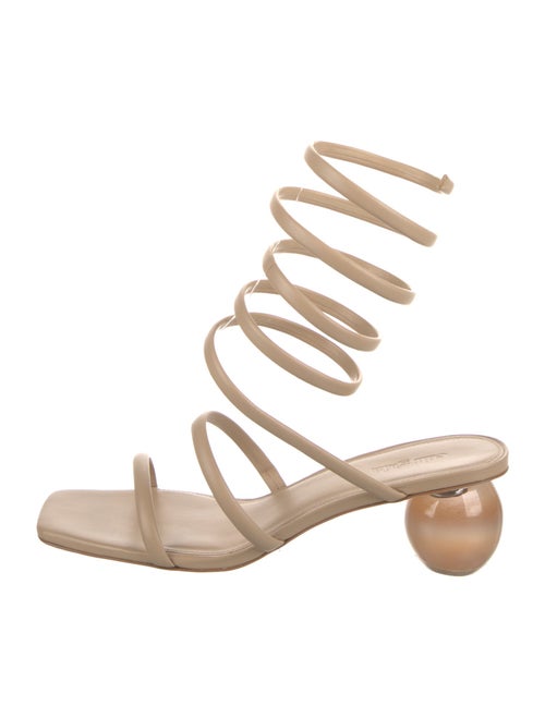 Cult Gaia Leather Gladiator Sandals