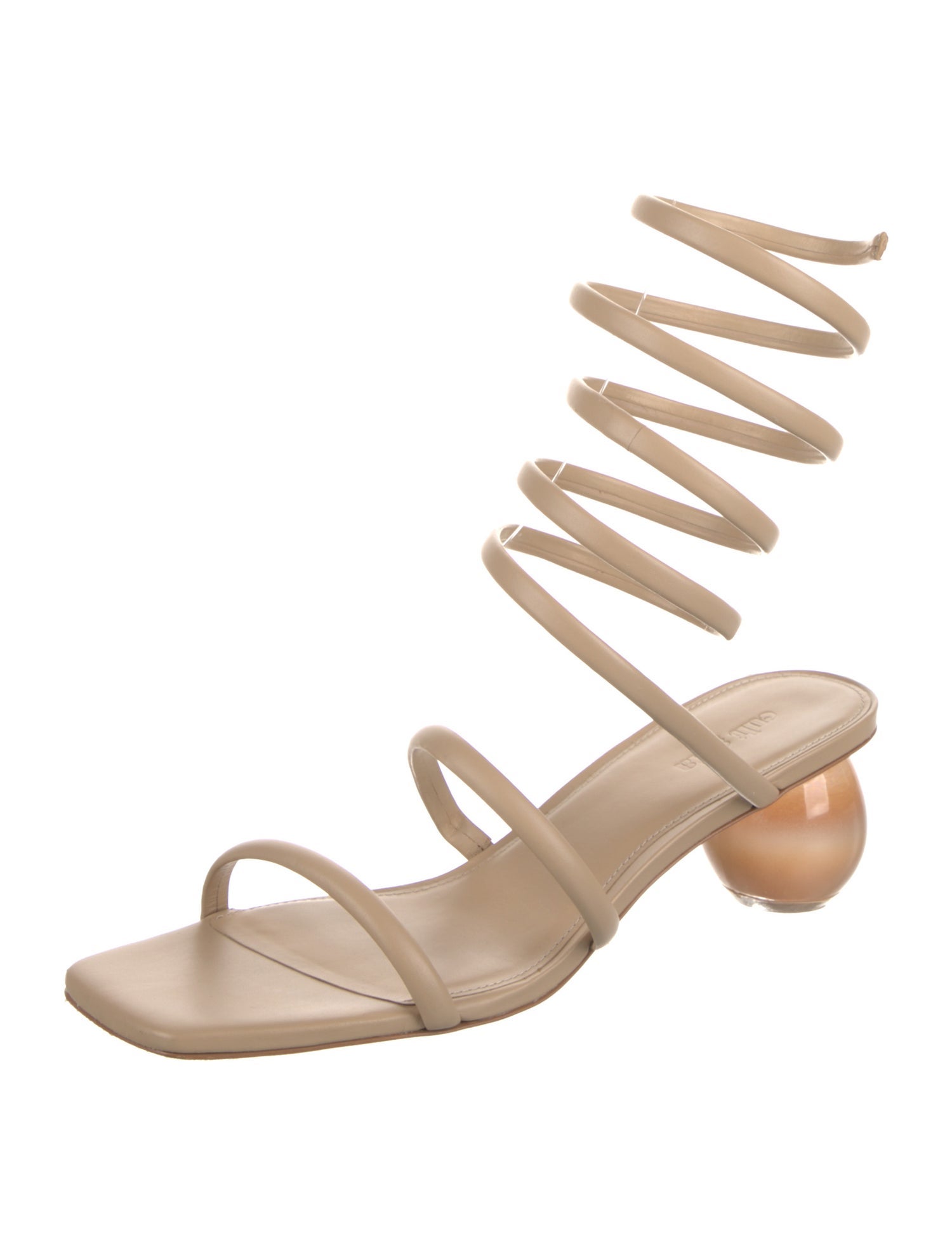 Cult Gaia Leather Gladiator Sandals