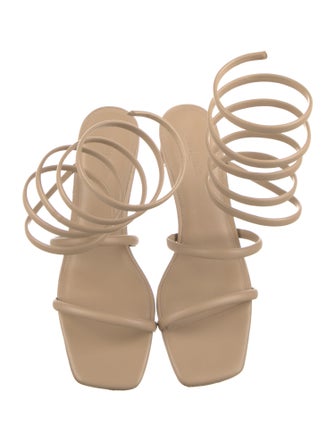 Cult Gaia Leather Gladiator Sandals