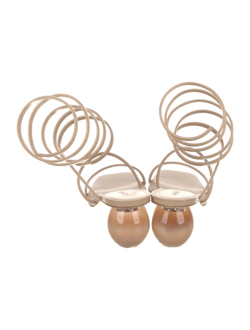 Cult Gaia Leather Gladiator Sandals