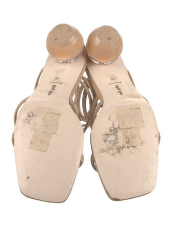 Cult Gaia Leather Gladiator Sandals