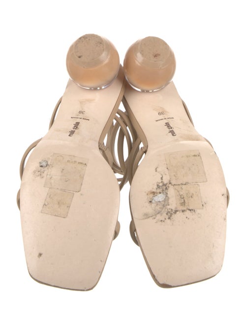 Cult Gaia Leather Gladiator Sandals