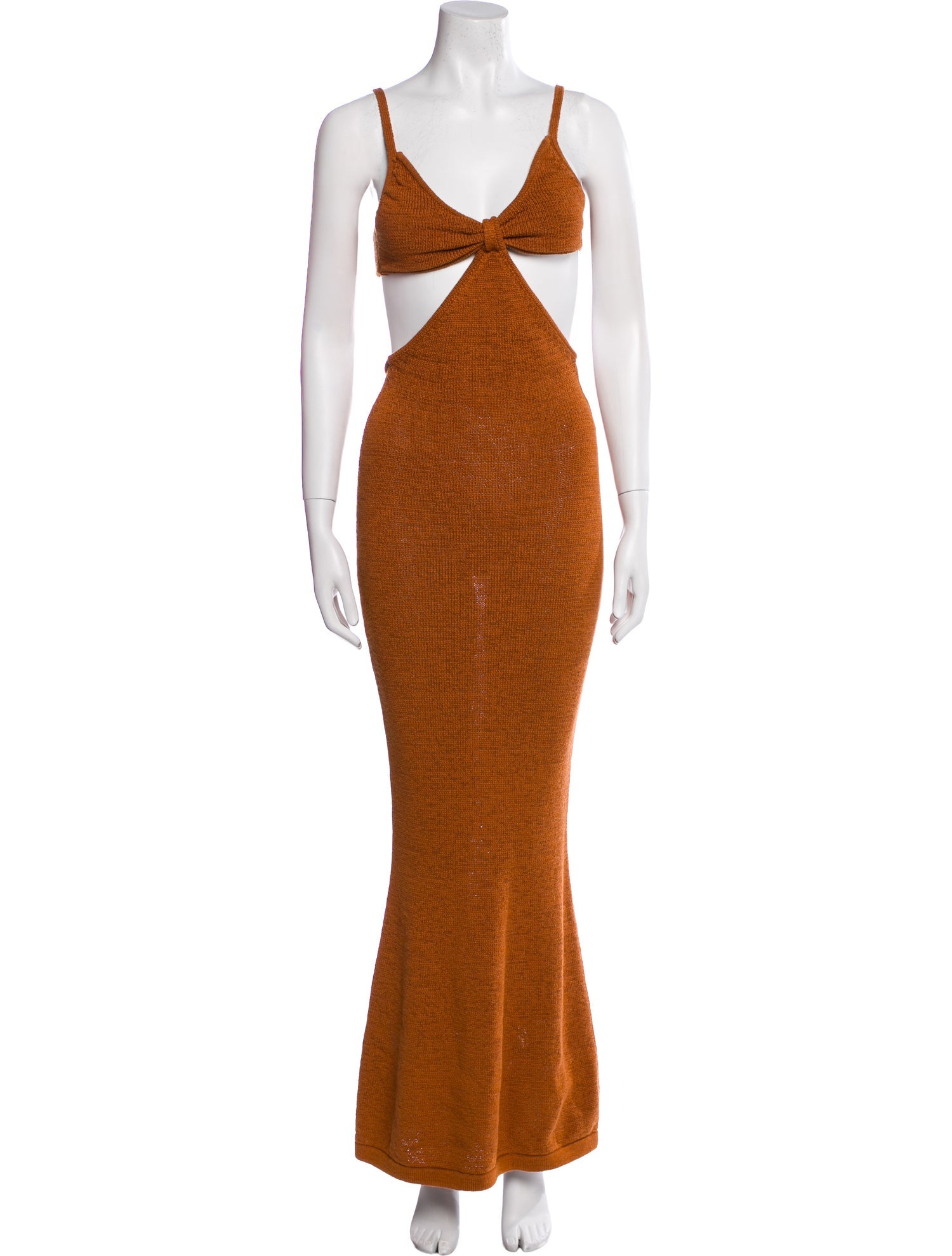 Cult Gaia Printed Long Dress