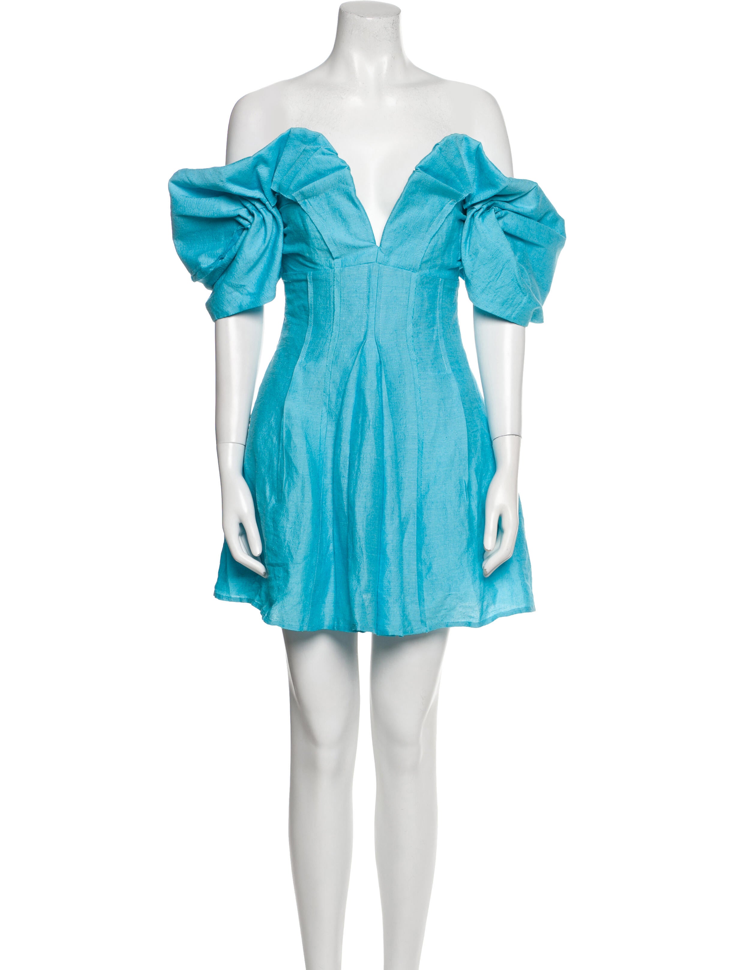 Cult Gaia Linen Mini Dress