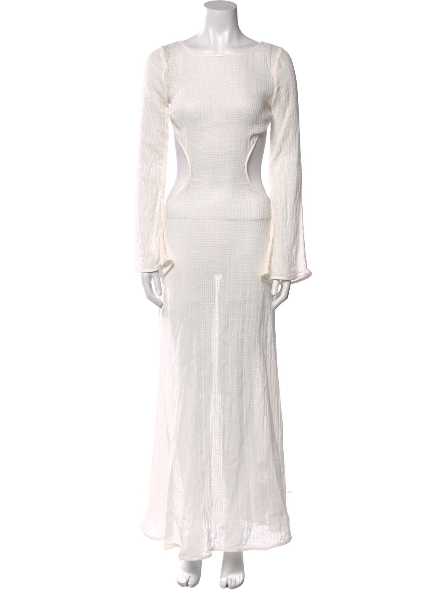 Cult Gaia Bateau Neckline Long Dress