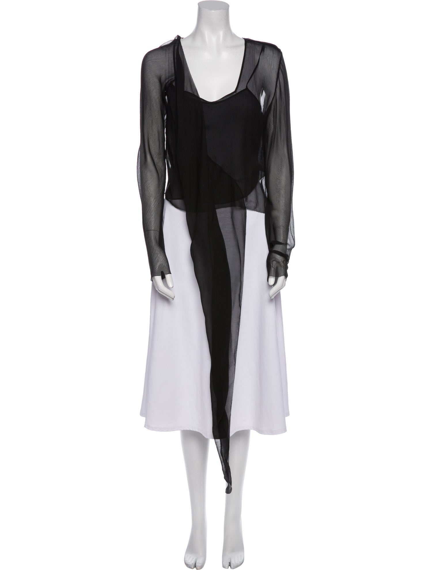 Cult Gaia Square Neckline Sleeveless Tunic