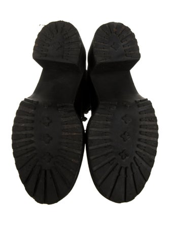 Cult Gaia Suede Combat Boots