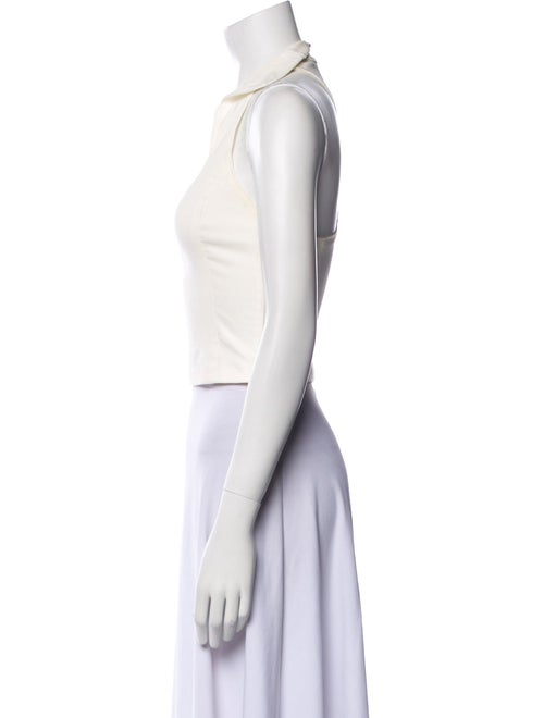 Cult Gaia Square Neckline Sleeveless Crop Top