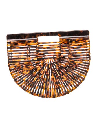 Cult Gaia Acrylic Top Handle Bag