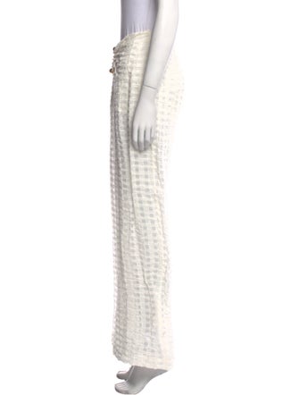 Cult Gaia Lace Pattern Wide Leg Pants