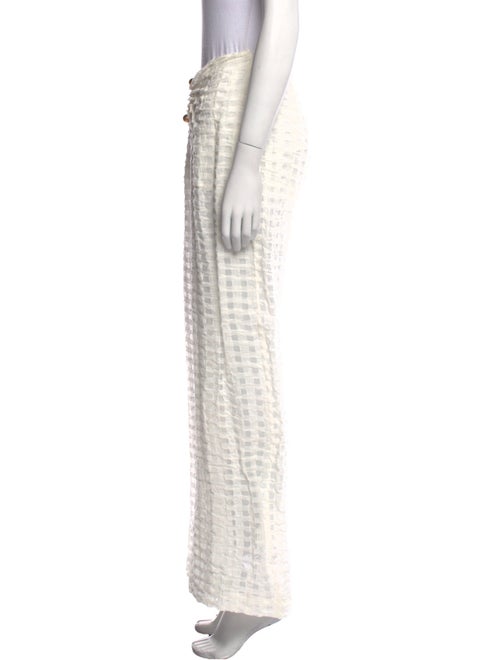 Cult Gaia Lace Pattern Wide Leg Pants