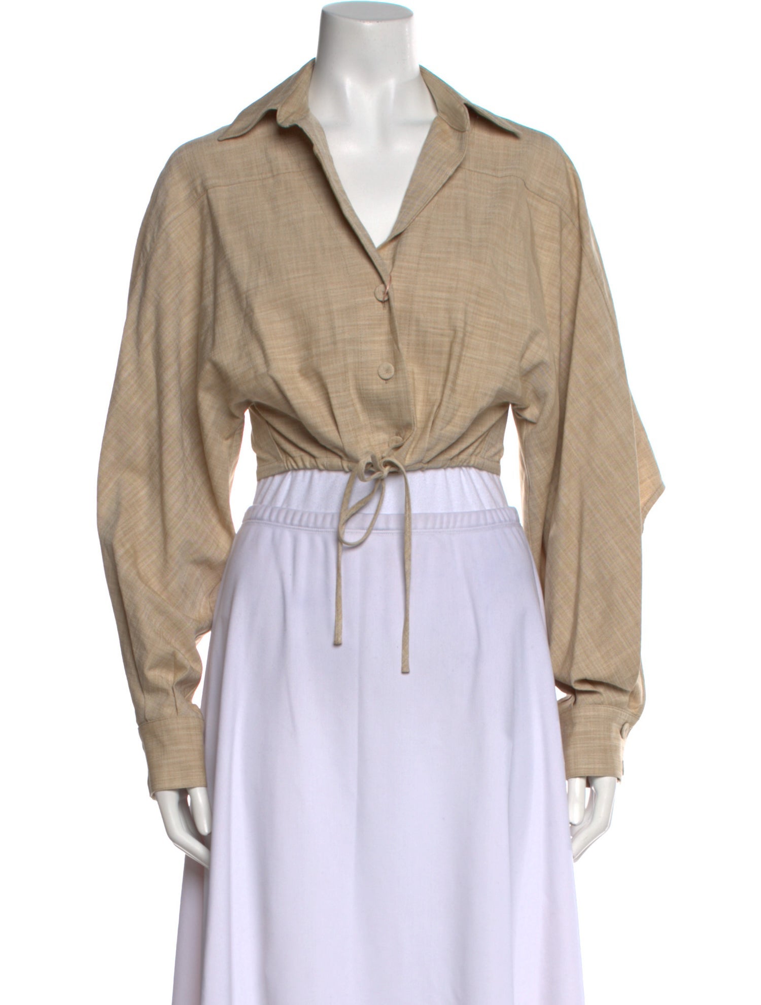 Cult Gaia Long Sleeve Crop Top w/ Tags