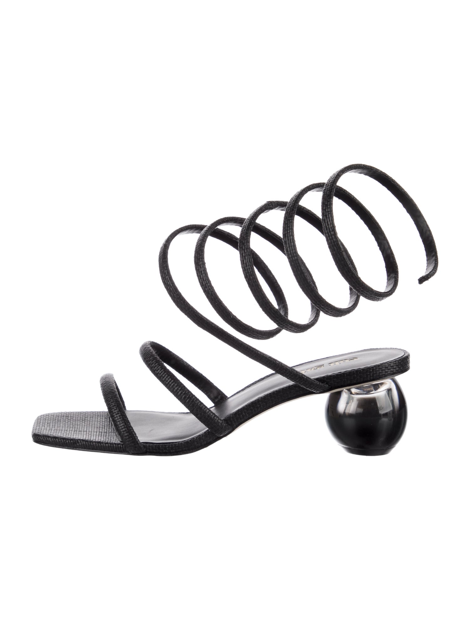 Cult Gaia Leather Gladiator Sandals