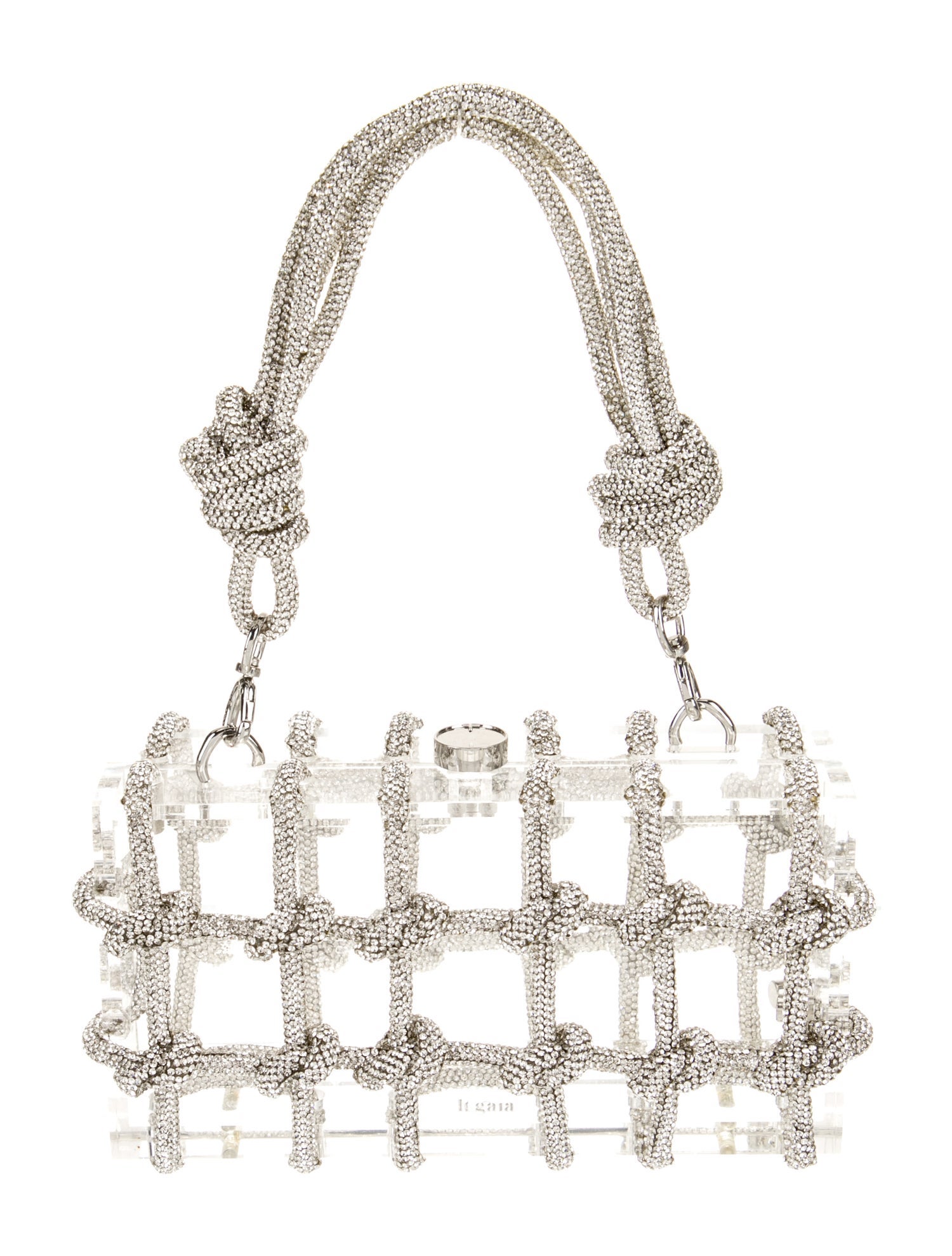 Cult Gaia Acrylic Top Handle Bag