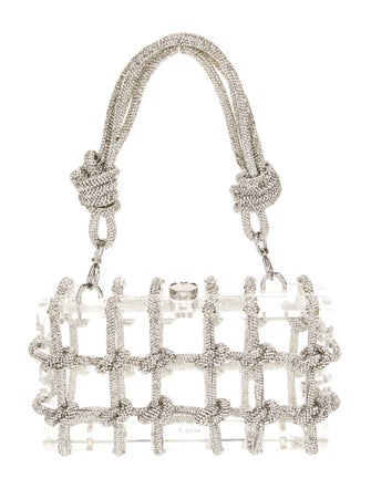 Cult Gaia Acrylic Top Handle Bag