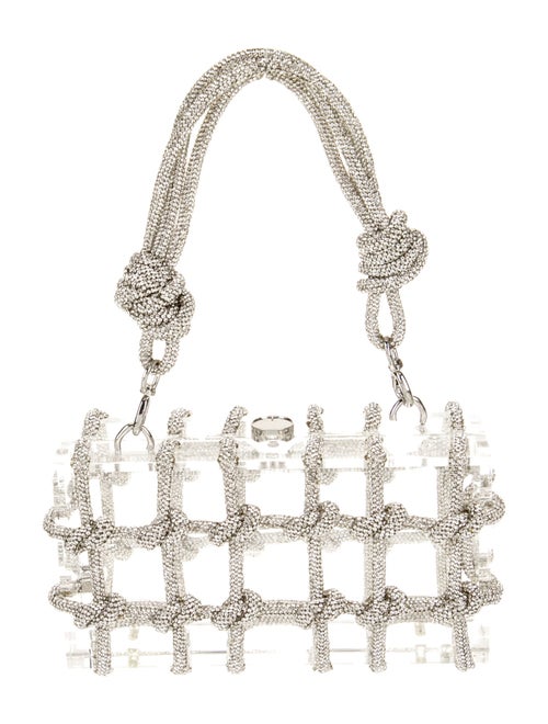 Cult Gaia Acrylic Top Handle Bag