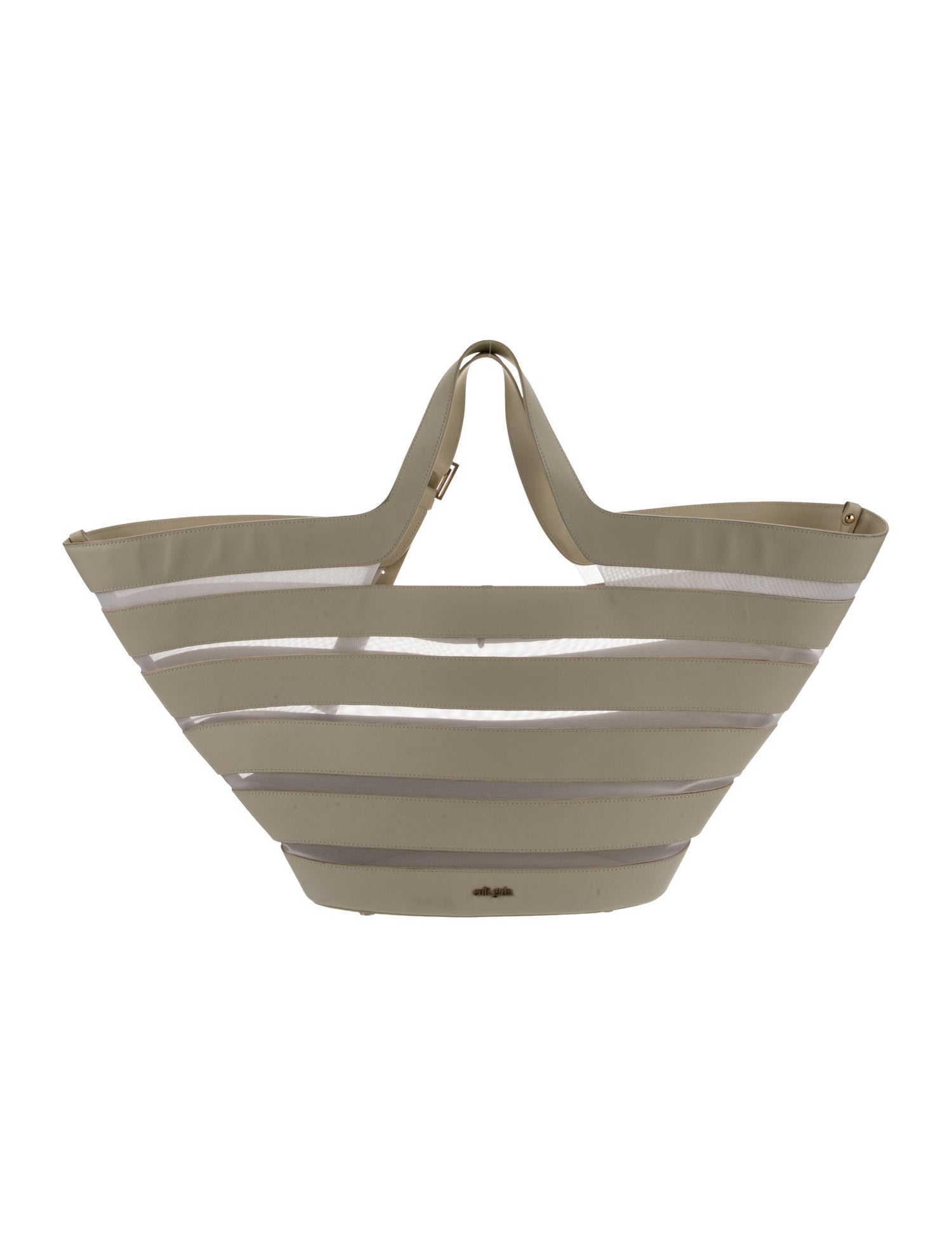 Cult Gaia Leather Top Handle Bag