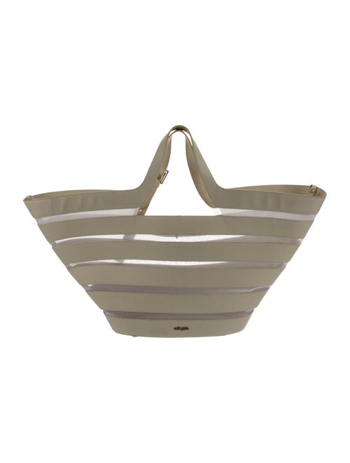 Cult Gaia Leather Top Handle Bag