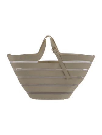 Cult Gaia Leather Top Handle Bag