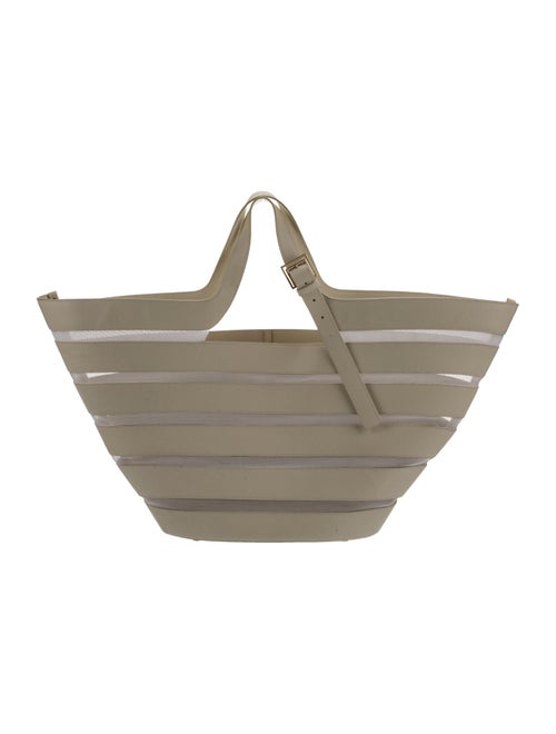 Cult Gaia Leather Top Handle Bag