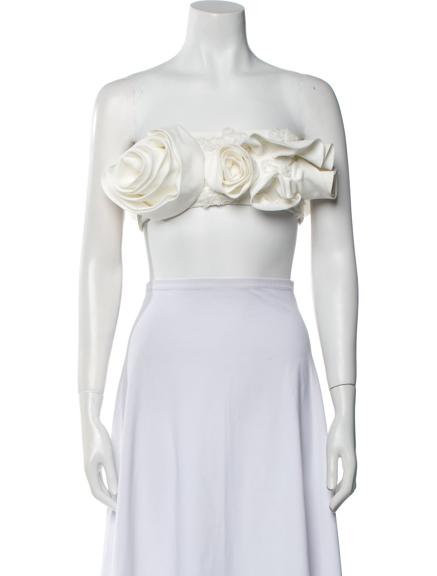 Cult Gaia Strapless Crop Top