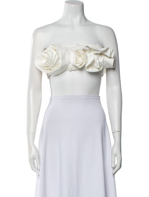 Cult Gaia Strapless Crop Top