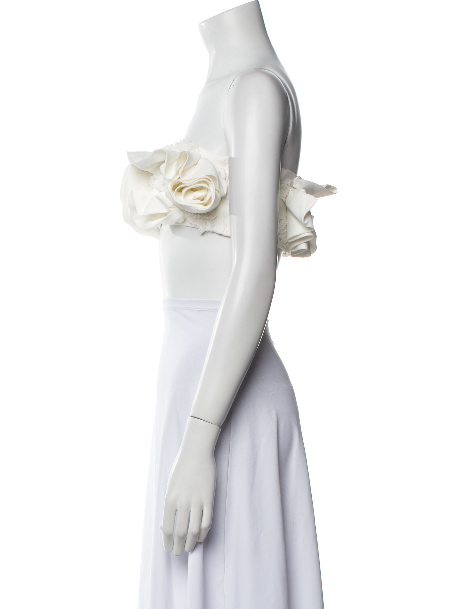 Cult Gaia Strapless Crop Top