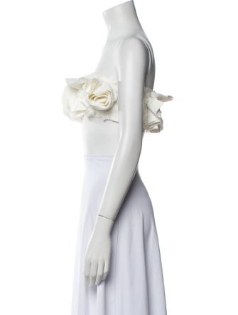 Cult Gaia Strapless Crop Top